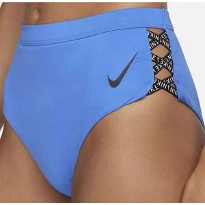 Nike Damen Sneakerkini High Waist Cheeky Bikinihose Deep Blue Gr. L Neu mit Etikett - Bild 1 von 6