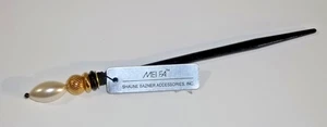 Mei Fa Shaune Bazner Hairstyx Wooden Hair Stick Gardenia Gold NWT - Picture 1 of 3