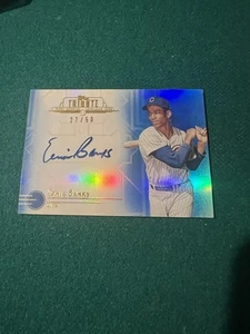 2014 Topps Tribute Baseball Autographs Blue #TA-EB Ernie Banks Auto /50 - Picture 1 of 2