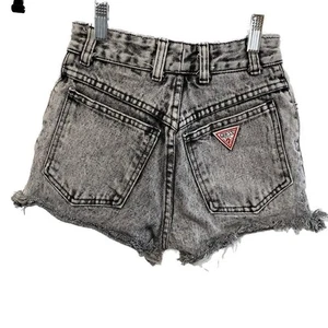 Vintage GUESS Georges Marciano High Waisted Denim Shorts 90s y2k - Picture 1 of 6