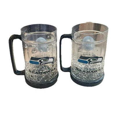 Lote de 2 tazas/tazas congelador Seattle Seahawks Foto 1 de 2