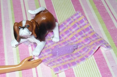 Muñeca Barbie Mattel Mascota ~ Wee 3 Friends ~ Stacie PUPPY DOG & ACCESORIOS Pijamada Foto 1 de 4