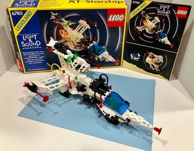 LEGO Space XT Starship #6780 LIGHT & SOUND w/ Box & Manual COMPLETE Vintage 1985 - Image 1 of 4