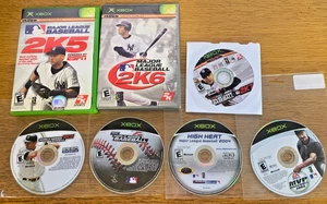 Xbox Baseball Spiele Lot (7) - 2K5 6 7, MVP 2003, World Series Baseball, High Heat - Bild 1 von 3