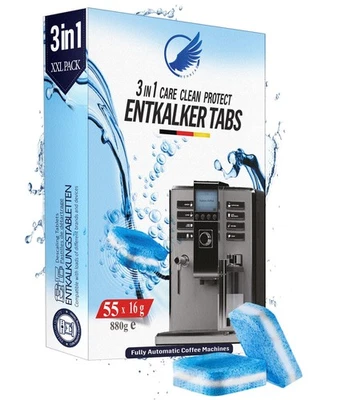 3in1 Entkalker Tabs │ Entkalkungstabletten Kompatibel mit allen Maschinen - Bild 1 von 4