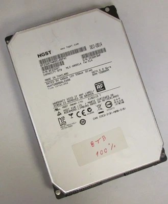 HGST  8TB SATA HDD 3.5" 0F23267 HUH728080ALE600 Foto 1 de 4