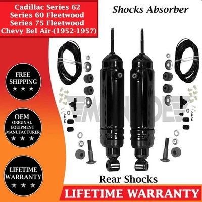 MONROE OEM Rear Shocks For 1952-1957 Cadillac Series 60/62/75, Chevy Bel Air - Image 1 of 4
