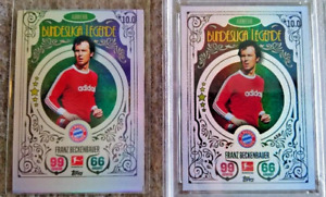 Topps Match Attax 22/23 Franz Beckenbauer Legende Fehldruck Error Card Rarität