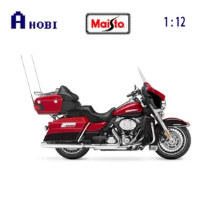 Harley Davidson Maisto escala 1:12 Electra Glide modelo ultra limitado rojo - Imagen 1 de 2