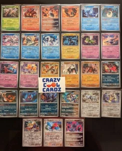 🔥Complete Reverse Holo Set Pokemon SV Paradox Rift 162 Card Lot Holofoil c/u/r - Picture 1 of 9