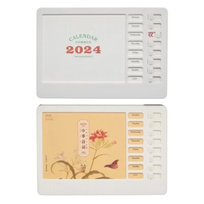 Desk Monthly Calendar Weekly Planner Office Desk Calendar - Image 1 of 4