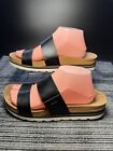Reef Cushion Vista Hi Women’s Size 10.5 Black Platform Slide Sandals /#P/
