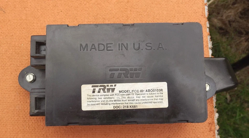 1994 Chevrolet Buick Olds Pontiac TRW ABO0103R модуль бесключевого доступа фургон G20 - Изображение 1 из 3