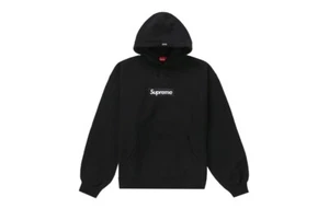 NEW Supreme Box Logo Hoodie 2023- FW23 Black Size Small *FREE SHIP* - Picture 1 of 1