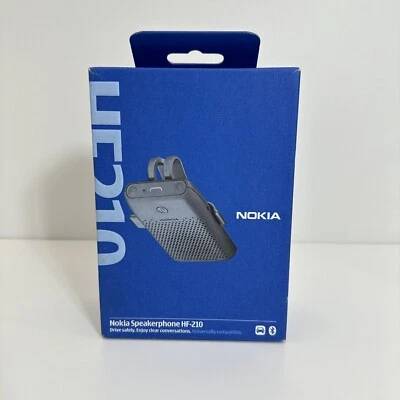Nokia Speakerphone HF-210 For Bluetooth Devices Wall & Car Charger & Manual - image 1 of 4