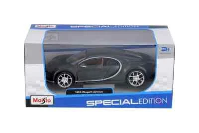 Bugatti Chiron Sport Maisto Special Edition Diecast Model Car 1:24 Gray, 7.5" - Image 1 of 4