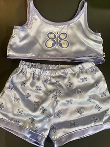 Build A Bear Lavendel Schmetterling Pyjama für 16 Zoll Plüschbär Puppe Spielzeug Bab - Bild 1 von 7
