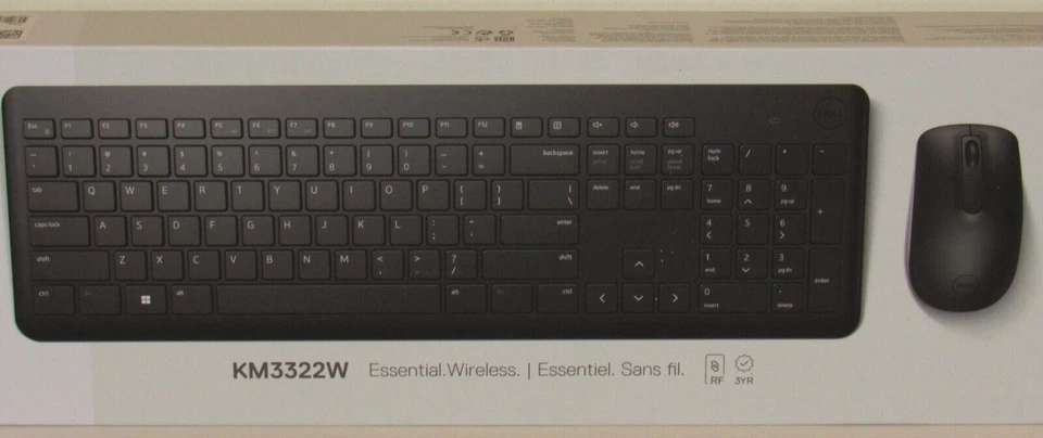 Dell KM3322W-R-US DELL KEYBOARD AND MOUSE - KM3322W - US ENGLISH