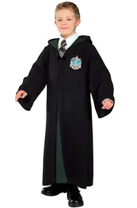 Brand New Harry Potter Deluxe Slytherin Robe Child Halloween Costume - Picture 1 of 1
