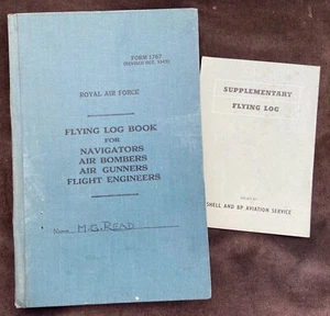 Boscombe Down A&AEE 1956-60 Civilian Observer's (?) RAF Log Book Trial Flights - Picture 1 of 5
