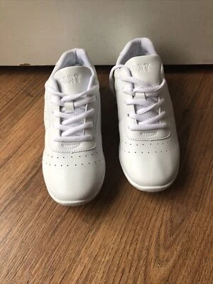 33 Mujeres’ Niñas’ Zapatos con Cordones Gimnasio Deporte Aeróbicos Animadoras Entrenamiento Baile Foto 1 de 4