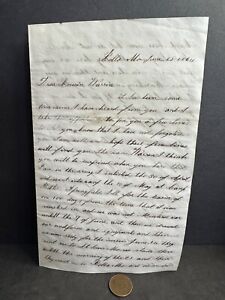 1864 Civil War Soldier Letter, C.S. Bickford, Newburgh, ME, 145th Illinois Vol.