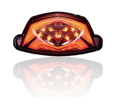 Luz trasera de humo indicadores incorporados para Suzuki GSX-S750 2017- 2024 2021 22 23 Foto 1 de 4