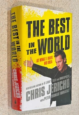 Chris JERICHO -- лучший в мире (WWE рестлер) -- 2014 подписанный 1-е издание HC - Изображение 1 из 3