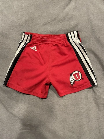 Adidas Boys Shorts Size Small - Utes - University of Utah - U of U - Red Cover