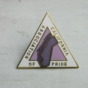 Association Of Pride California Enamel Metal Lapel Pin Vintage - Picture 1 of 5