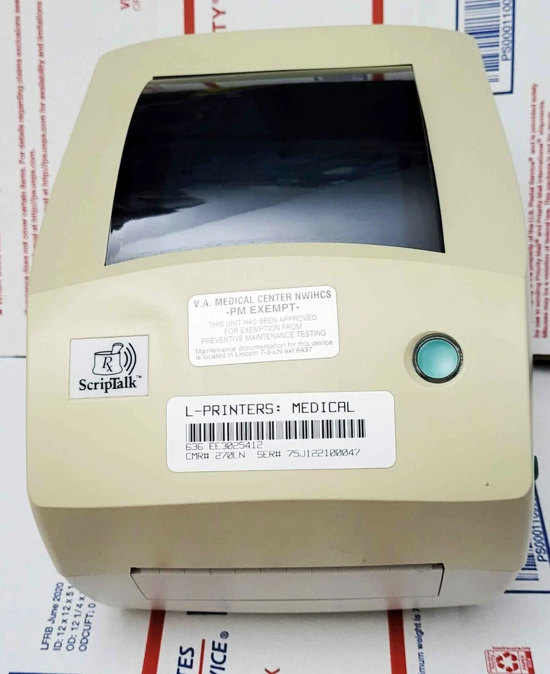 Zebra ScripTalk ZDesigner R2844-Z Label Thermal Printer USB Fully Tested - Image 1 of 1