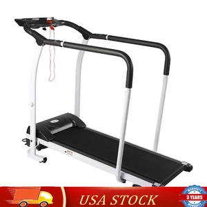 Electric Treadmill Home Elderly Walking Pad Machine Folding Frame Fitness Gym - Picture 1 of 22