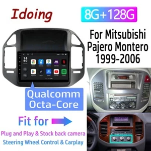 Android Car Stereo Radio GPS Navi For Mitsubishi Pajero Montero 99-06 Carplay - Picture 1 of 16