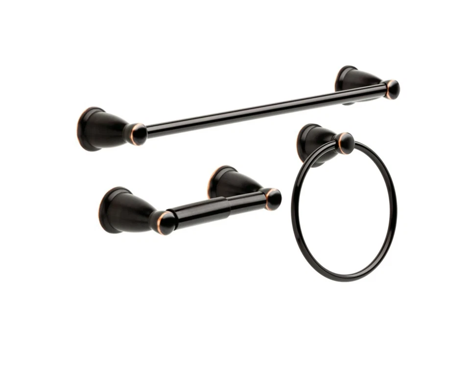 Franklin Latón KIN3PC-ORB Kinla Kit de Accesorios de Baño, 3 Piezas, Bronce Frotado con Aceite Foto 1 de 1