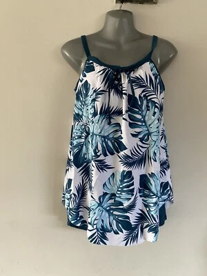 Set Tankini donna con pantaloncini ragazzo costume da bagno imbottito - Immagine 1 di 2