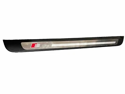AUDI 2009 A4 B8.5 DOOR SILL TRIM COVER FRONT RIGHT DRIVER SIDE 8K0853374B - Image 1 of 4