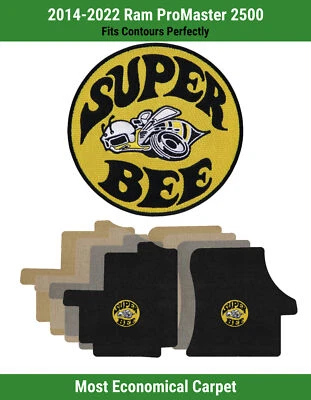 Tapetes carpete dianteiro Lloyd Velourtex para '14-22 Ram ProMaster 2500 com Super Bee 1 - Imagem 1 de 4