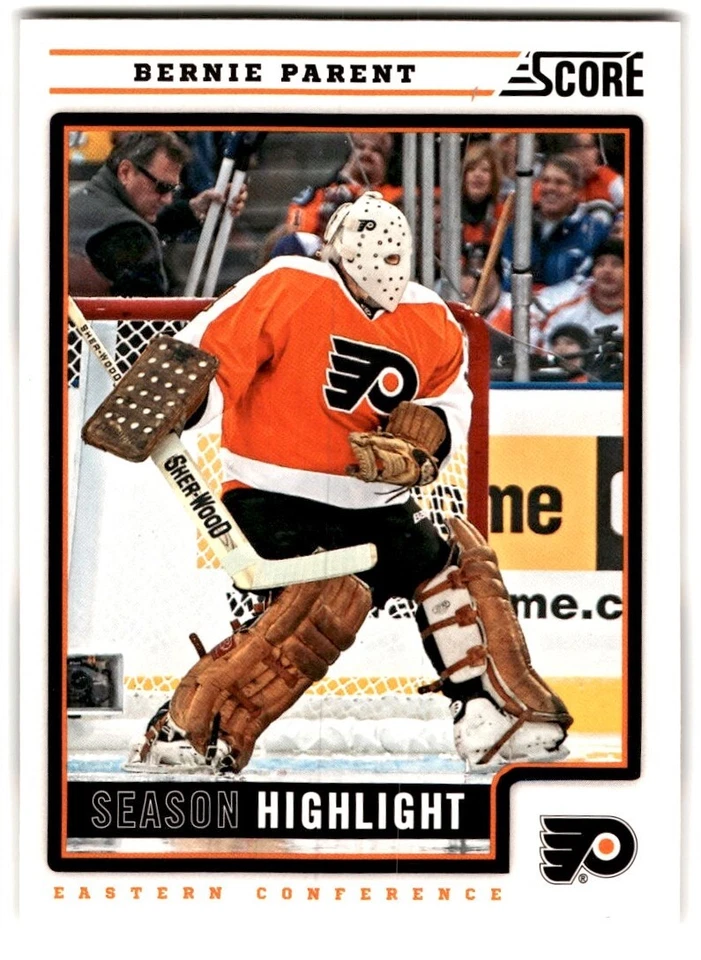 2012-13 Score Season Highlight Bernie Parent #6 Philadelphia Flyers - Image 1 of 2