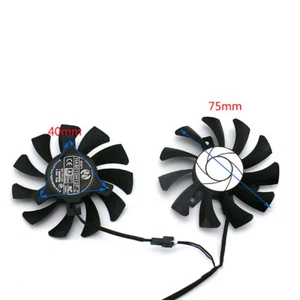 Grafikkarten-Lüfter 75-mm-GPU-Kühler für MSI GTX 1050ti 1050 GTX 1650 CDE - Afbeelding 1 van 8