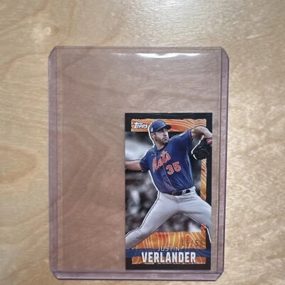 Giants 2023 Topps Rip Mini Black #55 Justin Verlander 50 - Image 1 of 2