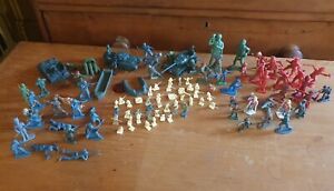 Vintage job lot Plastic Toy Soldiers /Figures 1970s 