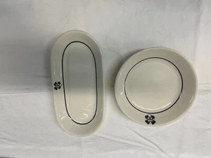 Syracuse China Diplomat Hotel Bread Plate and appetizer plate Lot of 2 - Picture 1 of 6