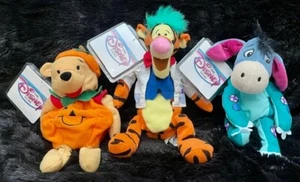 Disney Store Winnie the Pooh Tigger Eeyore Halloween Costume Plush Lot 3 - Picture 1 of 8