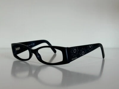 Marco cuadrado negro para gafas Prada VPR 1AB-1O1 solo 50-16-135 Foto 1 de 4