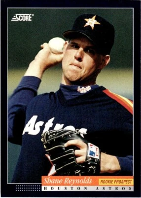Shane Reynolds #586 Houston Astros 1994 Score Baseball Card - Image 1 of 2