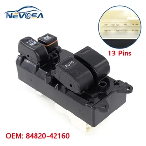 Front Left Master Power Window Switch For Toyota RAV4 2000 2001-2005 84820-42160 - Picture 1 of 6
