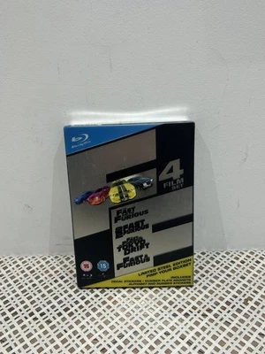Fast And Furious 1 - 4 Blu-Ray Steelbook with Sleeve (4 discs) - Image 1 of 4
