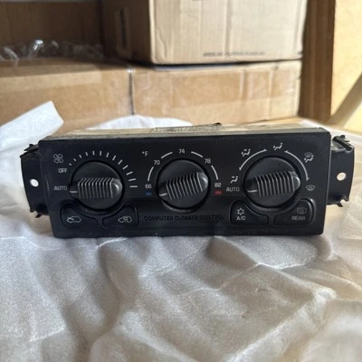 99-02 CHEVROLET TAHOE YUKON SILVERADO TRUCK CLIAMTE CONTROL TEMP A/C HEATER DASH - Image 1 of 4