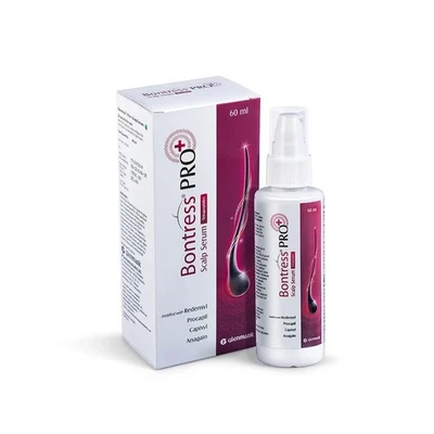 GLENMARK BONTRESS Pro Scalp Serum helps reduce hair fall for both Men & women - 60ml
