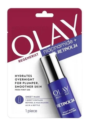 Olay Regenerist Niacinamide + Retinol24 Sheet Mask x 2 Pieces  - Image 1 of 3
